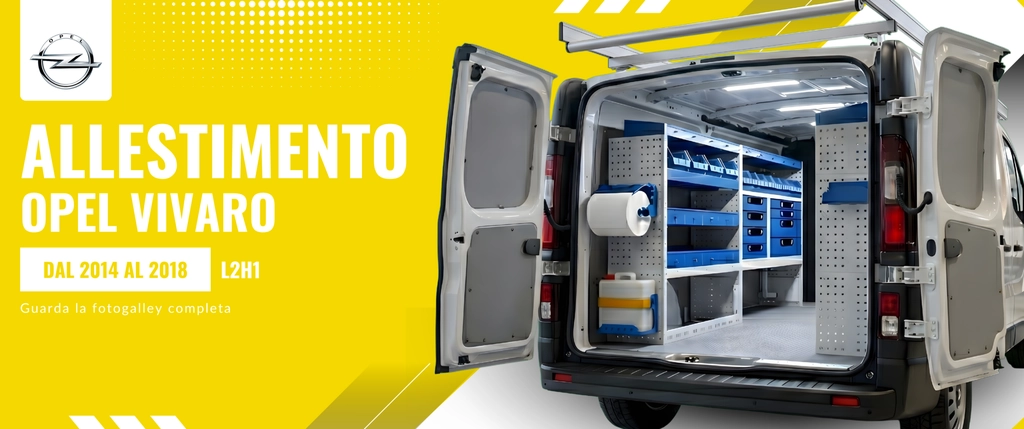 Allestimento Opel Vivaro (anno dal 2014 al 2018) L2H1