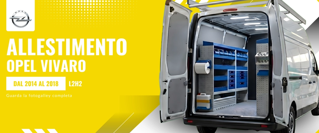 Allestimento Opel Vivaro (anno dal 2014 al 2018) L2H2