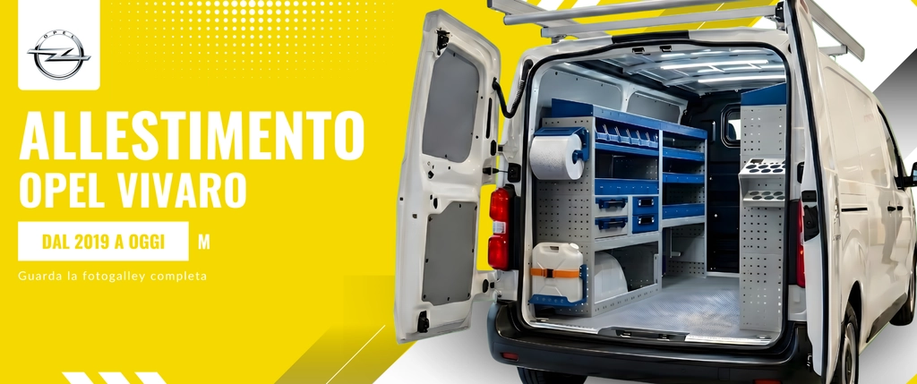 Allestimento Opel Vivaro (anno dal 2019 a Oggi) M