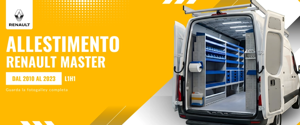 Allestimento Renault Master (anno dal 2010 al 2023) L1H1