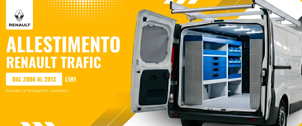 Allestimento Renault Trafic (anno dal 2008 al 2013) L1H1