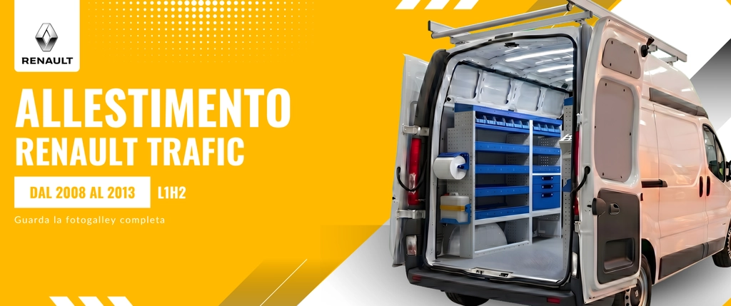 Allestimento Renault Trafic (anno dal 2008 al 2013) L1H2