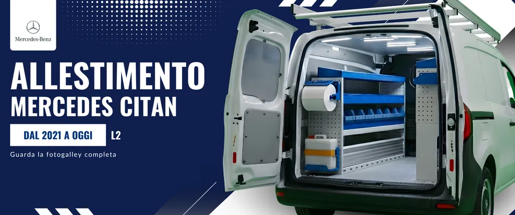 Allestimento Mercedes Citan (anno dal 2021 a Oggi) L2
