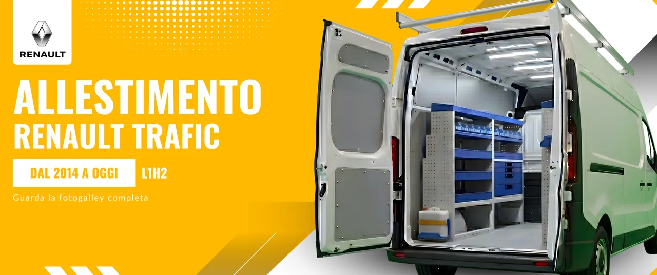 Allestimento Renault Trafic (anno dal 2014 a Oggi) L1H2