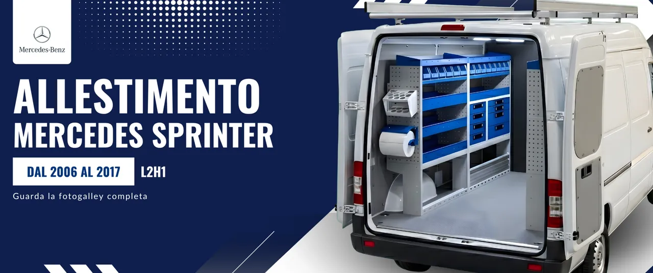 Allestimento Mercedes Sprinter (anno dal 2006 al 2017) L2H1