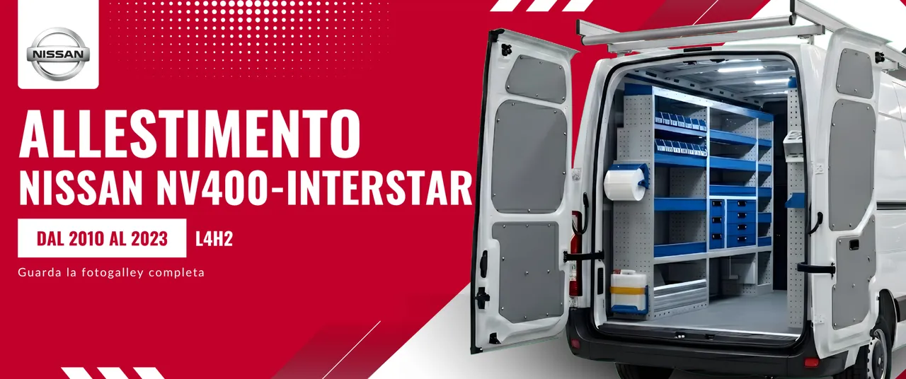 Allestimento Nissan NV400-Interstar (anno dal 2010 al 2023) L4H2