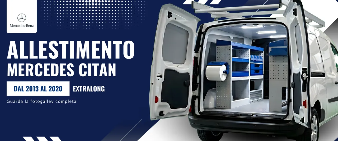 Allestimento Mercedes Citan (anno dal 2013 al 2020) Extralong