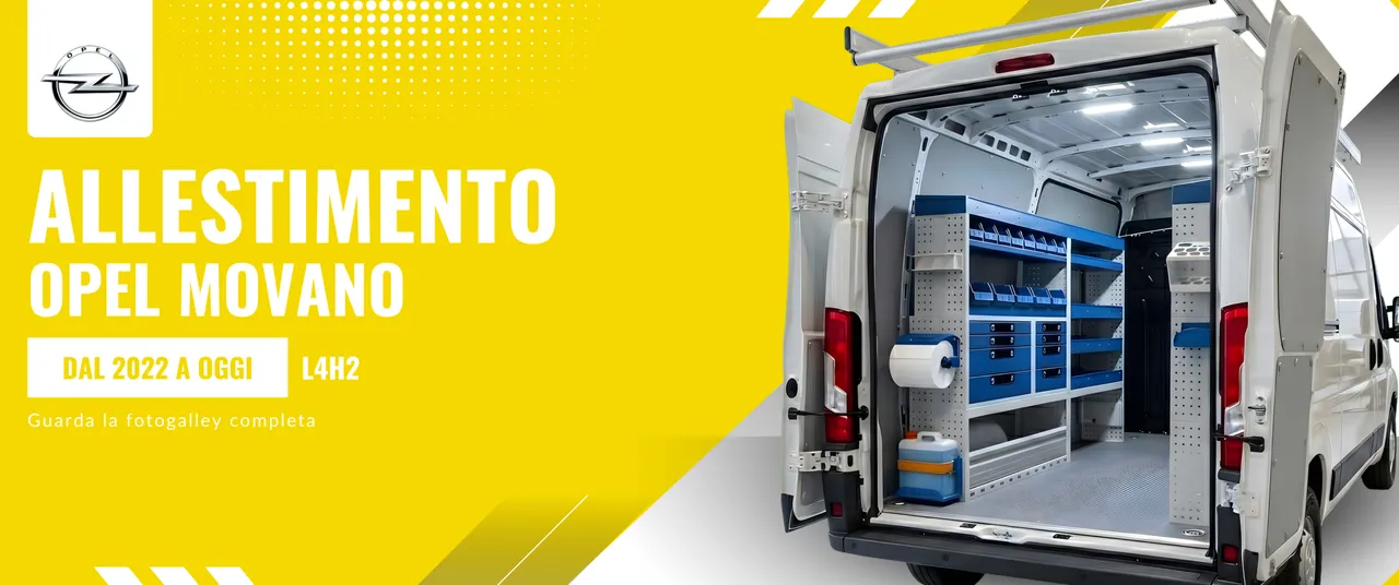 Allestimento Opel Movano (anno dal 2022 a Oggi) L4H2