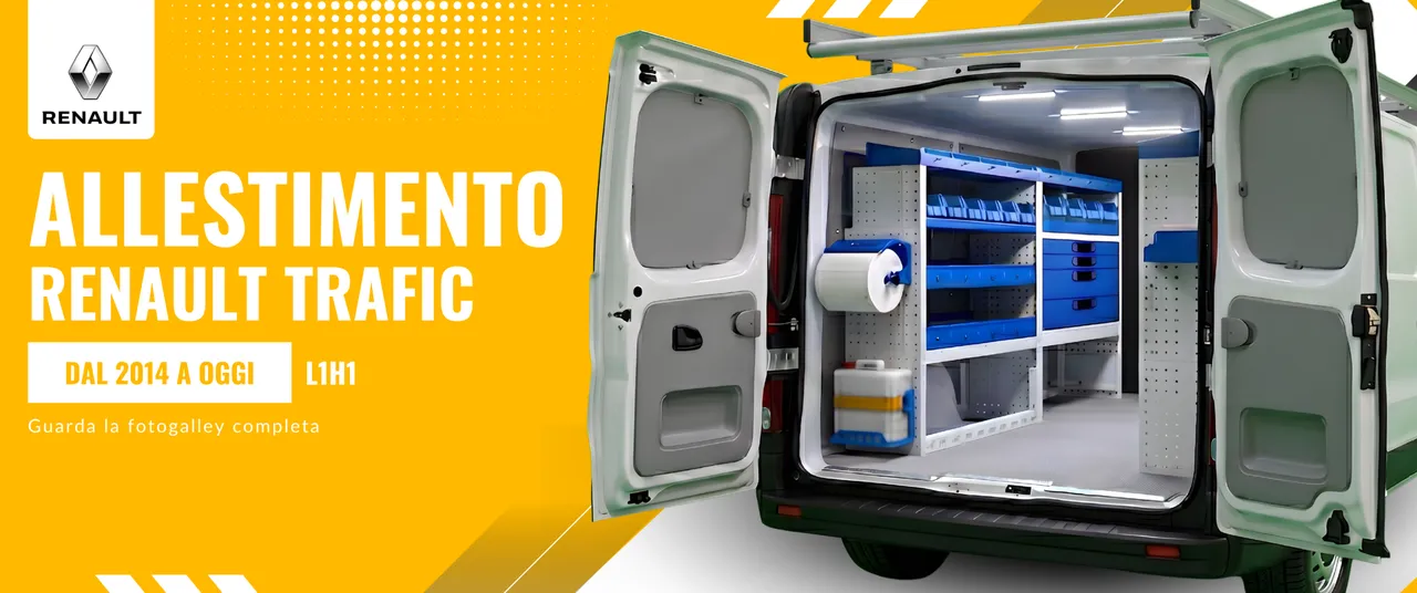 Allestimento Renault Trafic (anno dal 2014 a Oggi) L1H1