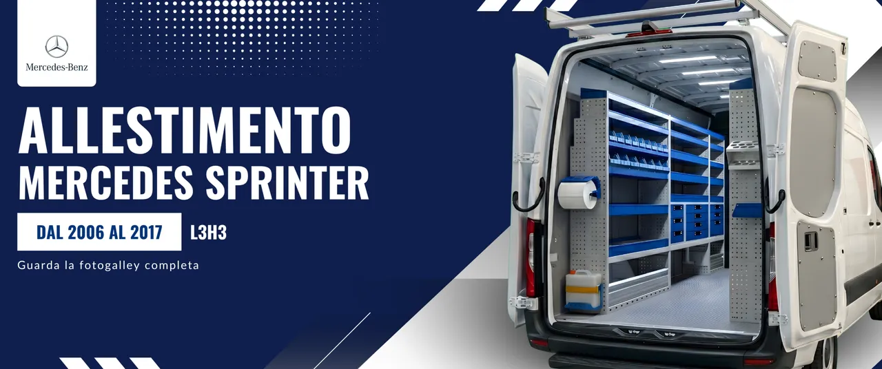 Allestimento Mercedes Sprinter (anno dal 2006 al 2017) L3H3