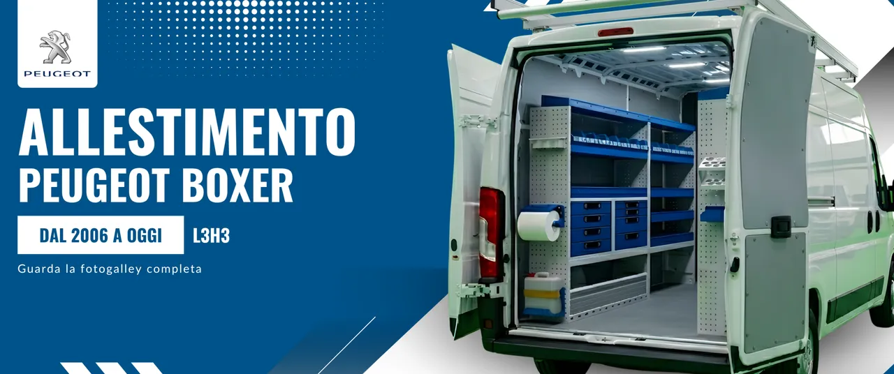 Allestimento Peugeot Boxer (anno dal 2006 a Oggi) L3H3