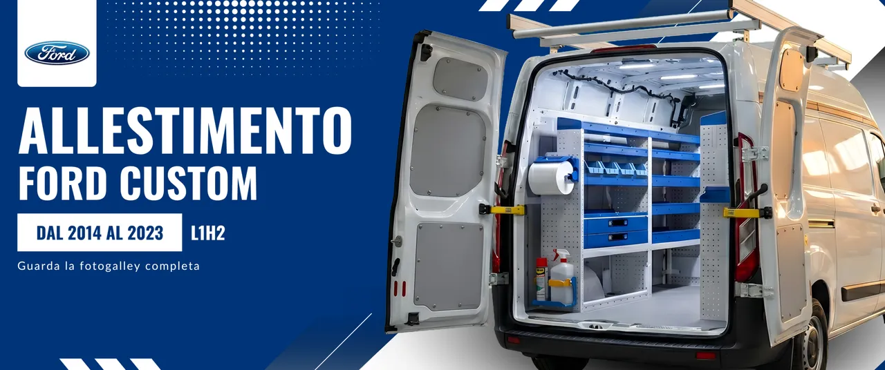 Allestimento Ford Custom (anno dal 2014 al 2023) L1H2