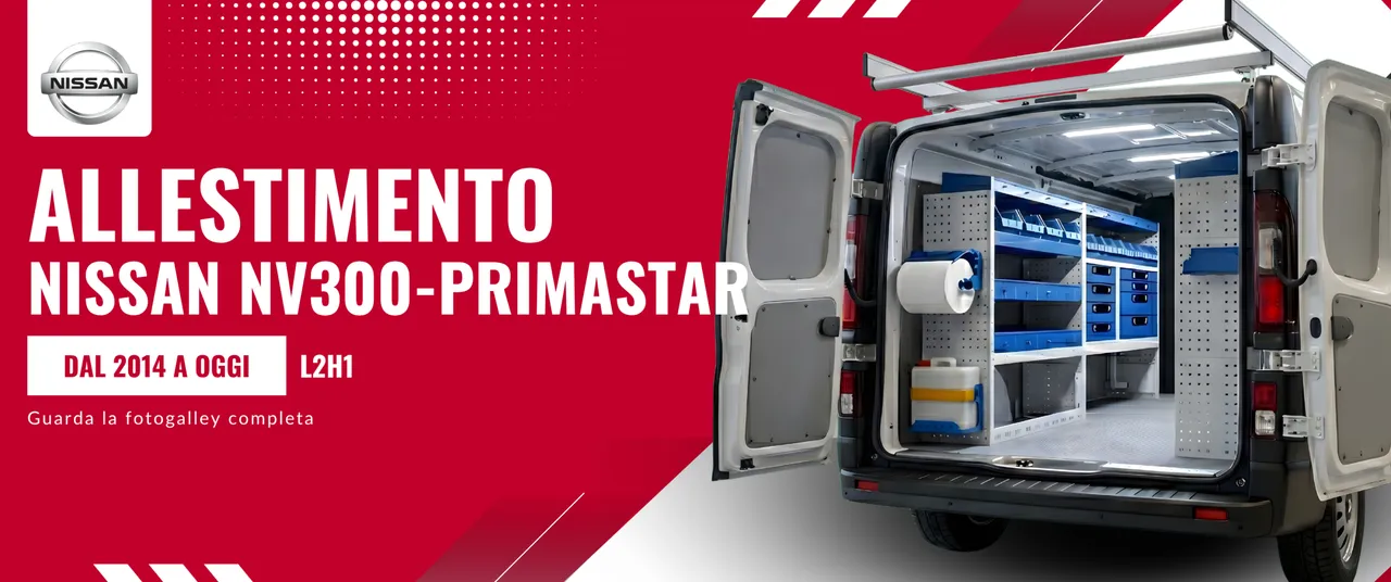Allestimento Nissan NV300-Primastar (anno dal 2014 a Oggi) L2H1