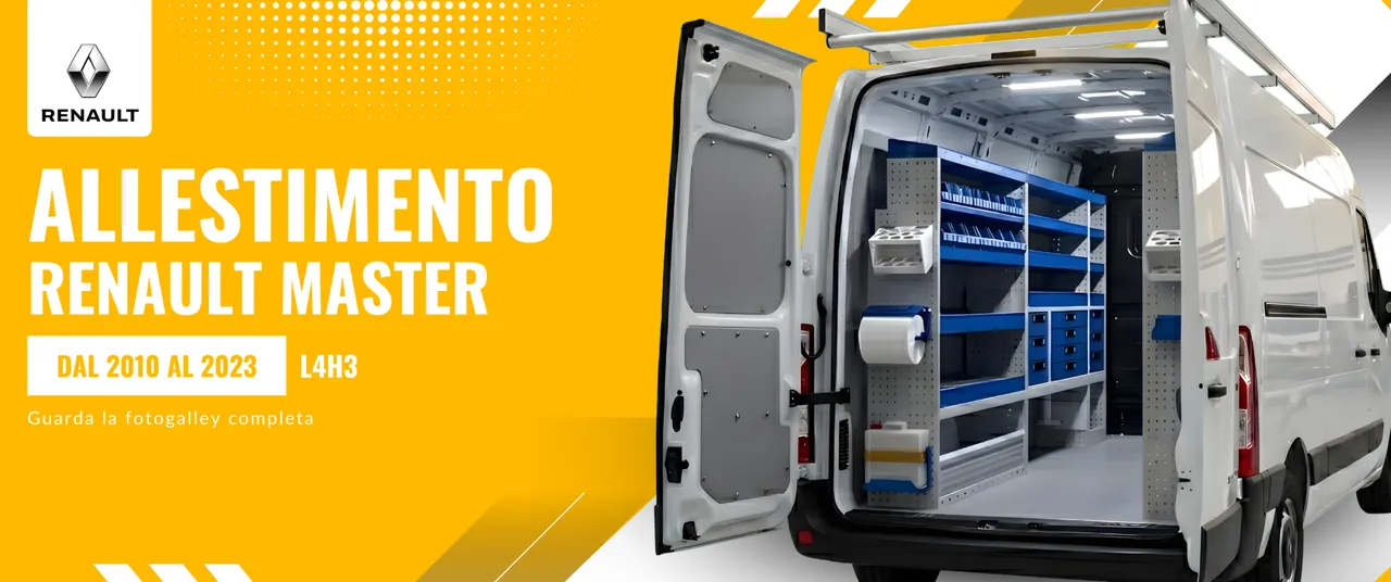 Allestimento Renault Master (anno dal 2010 al 2023) L4H3