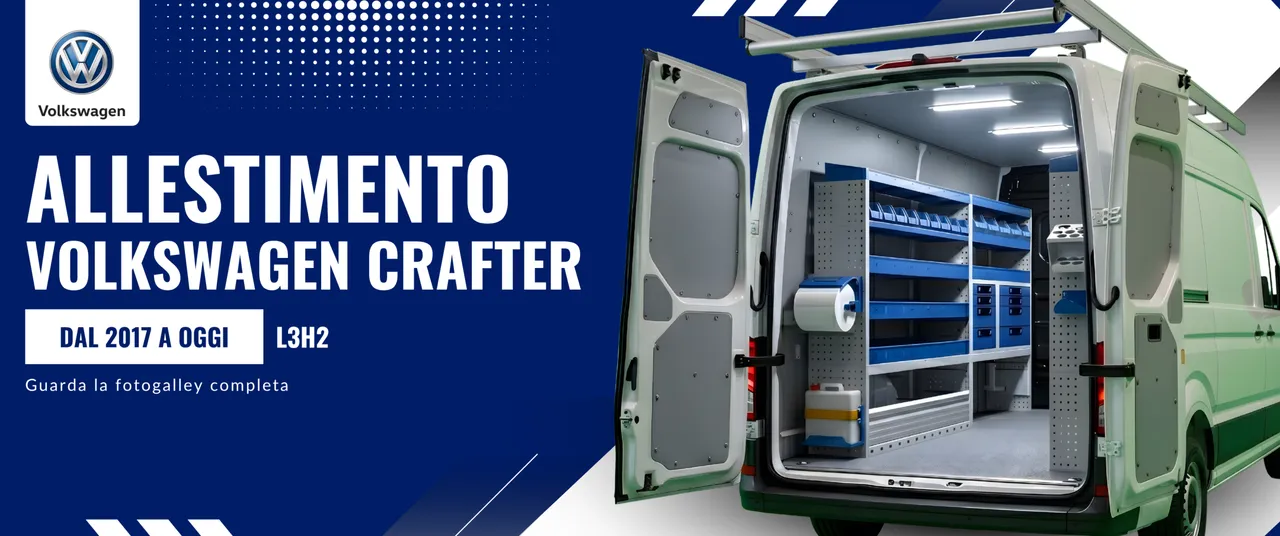 Allestimento Volkswagen Crafter (anno dal 2017 a Oggi) L3H2