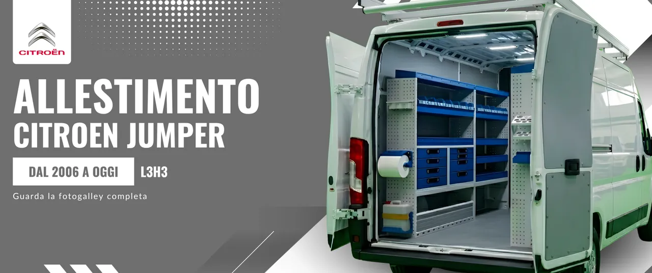 Allestimento Citroen Jumper (anno dal 2006 a oggi) L3H3